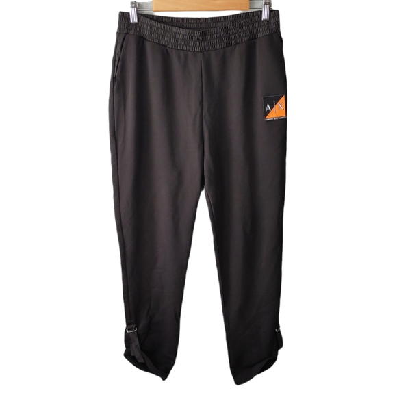 NWT- Armani Exchange Black Sweatpants Size Medium - Picture 2 of 13